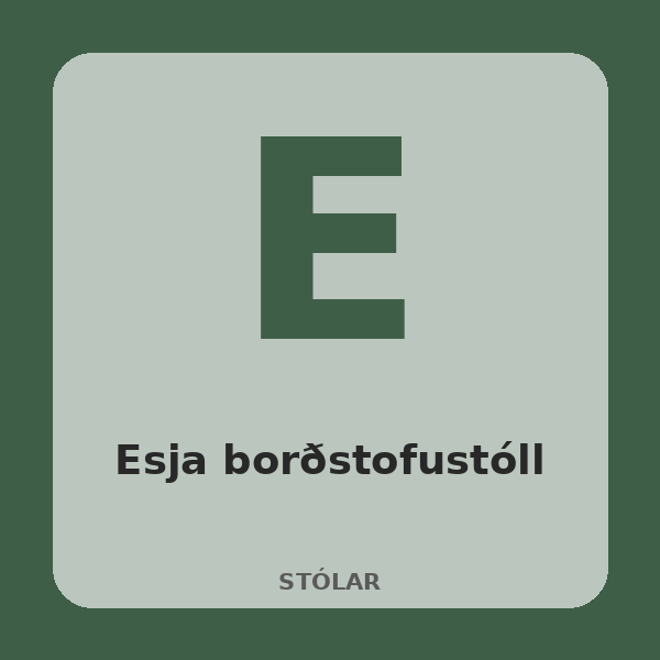 [BH-STL-001-01] Esja borðstofustóll (Eik)