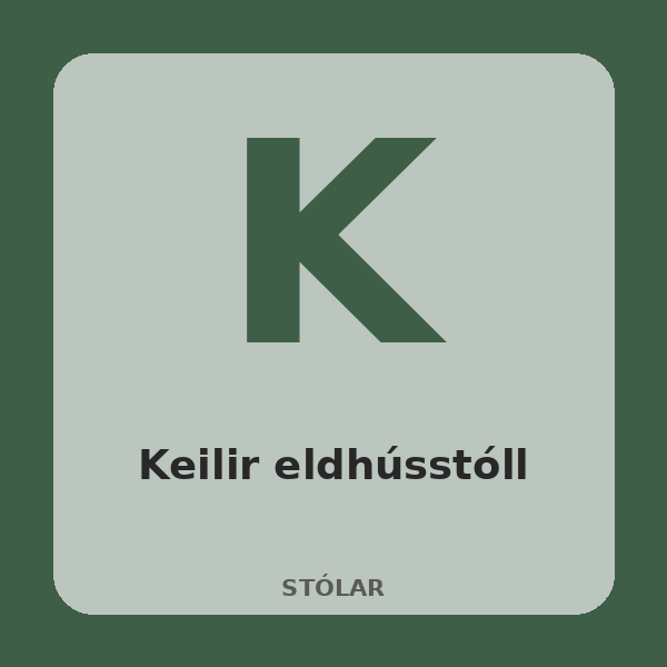 [BH-STL-005-01] Keilir eldhússtóll (Eik)