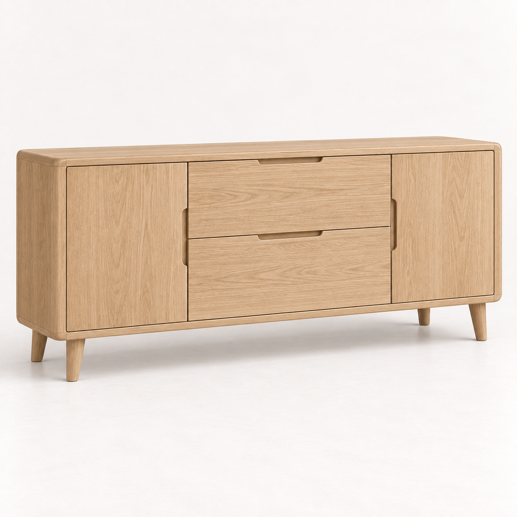 [BH-HIL-027-01] Skógafoss Sideboard (Oak)