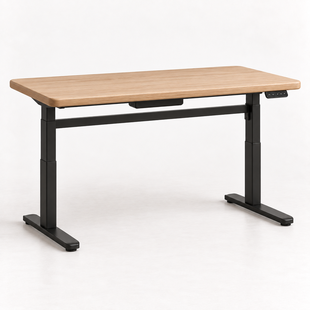 [BH-SKR-033-01] Hlíðarfjall Sit-stand Desk (Oak, 140 cm)