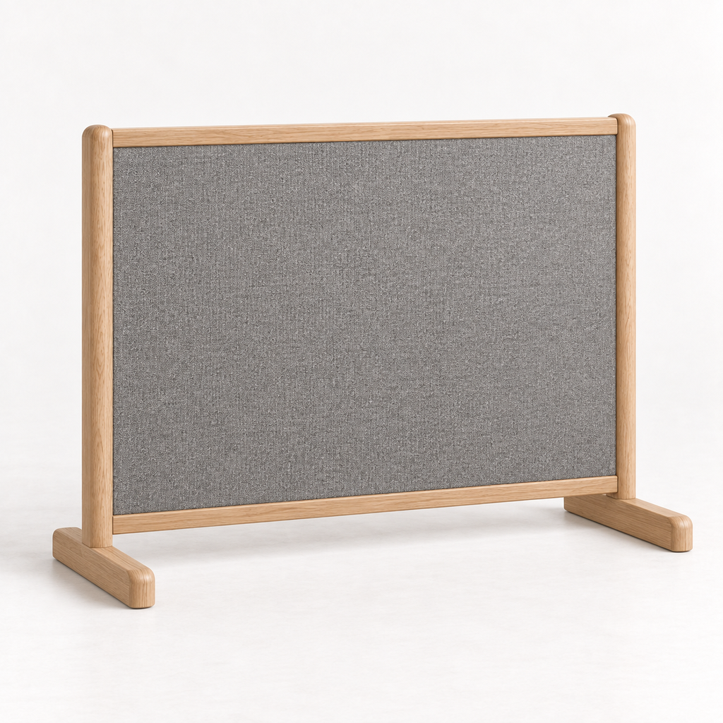 [BH-SKR-037-01] Helgafell Acoustic Screen (Oak, Grey)