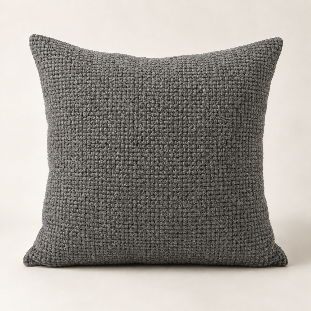 [BH-FYL-T19-01] Wool Cushion 60×60 (Grey)